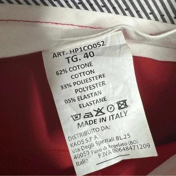 Kaos Italy Cropped Trouser Pants Size 4